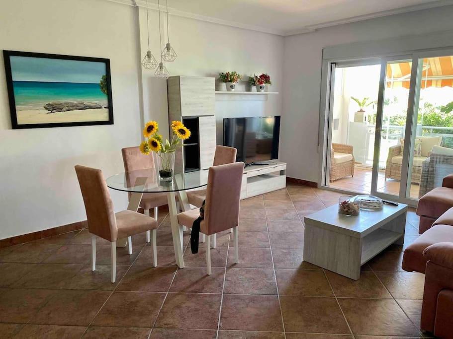 Piso En Primera Linea De Playa, Vera Playa Playas de Vera ภายนอก รูปภาพ